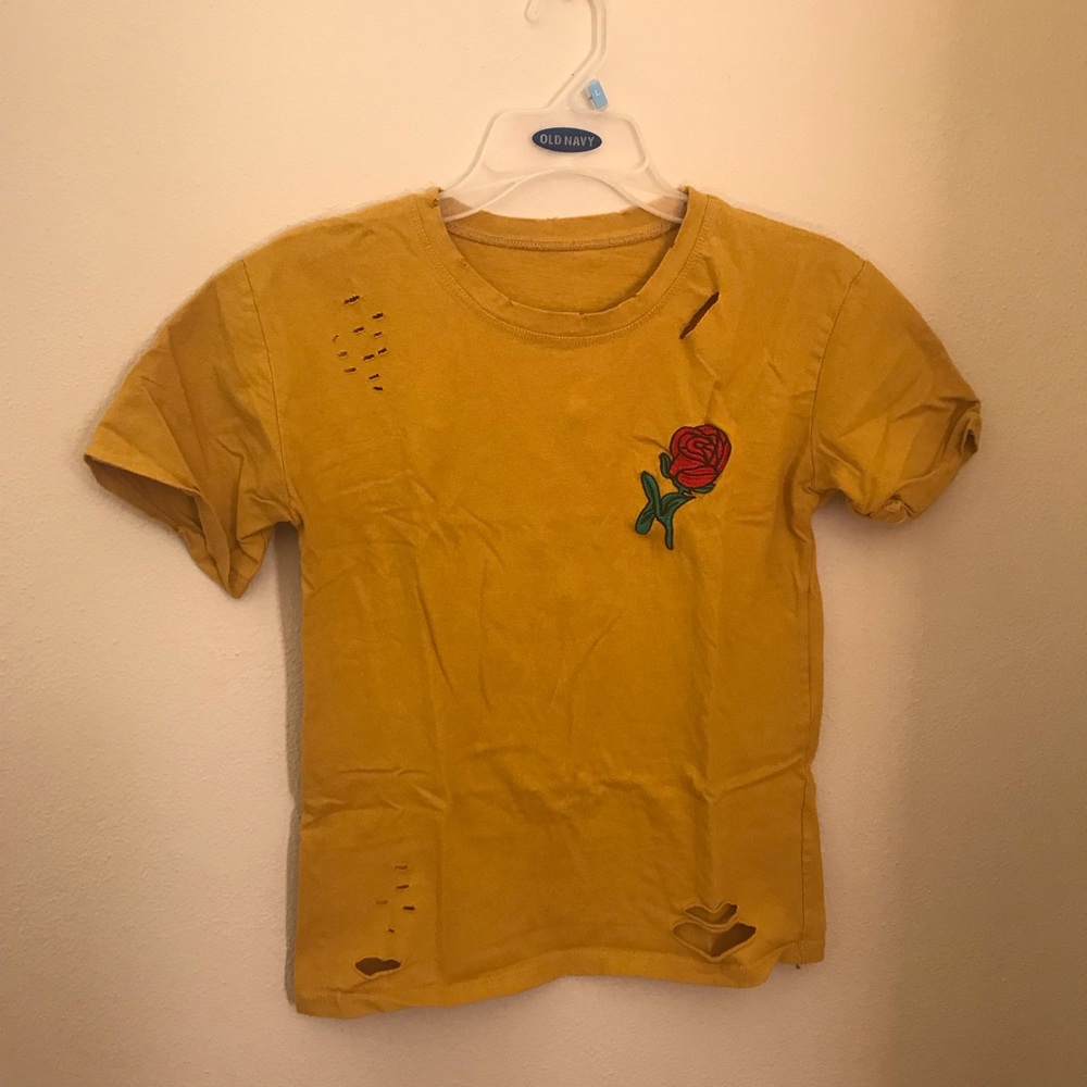 distressed t shirt